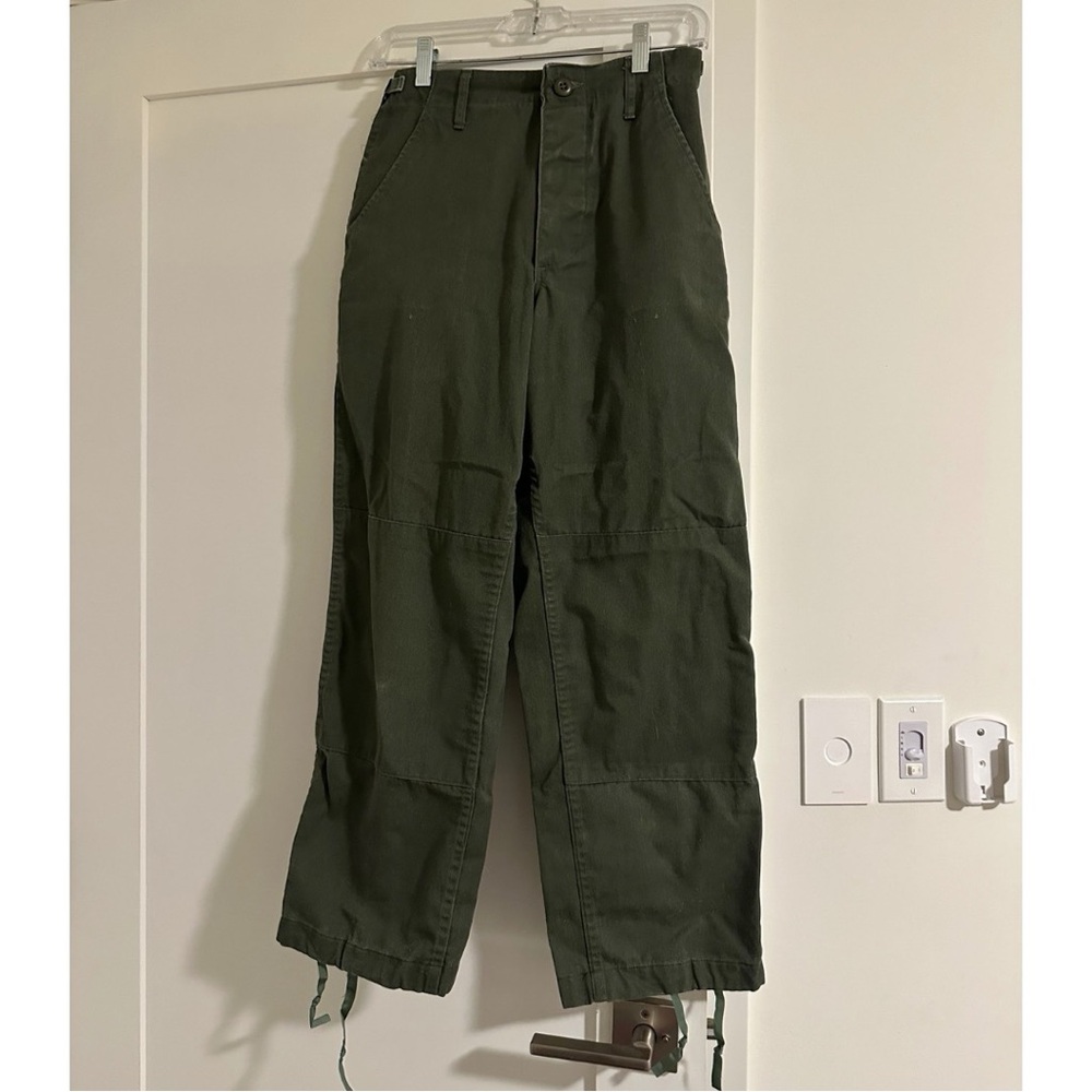 [vintage] high waist army cargo pants - Picture 6 of 12